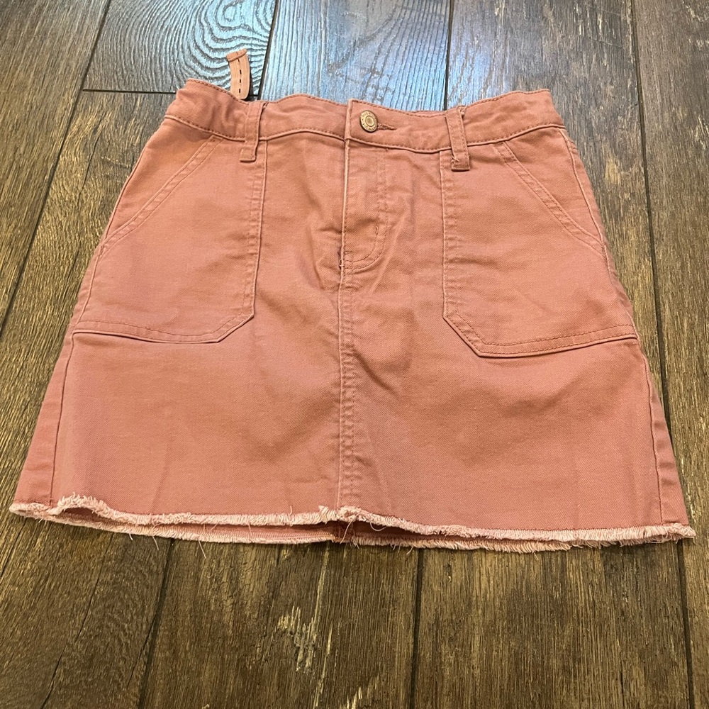 Hippie Girl regular rise denim skirt